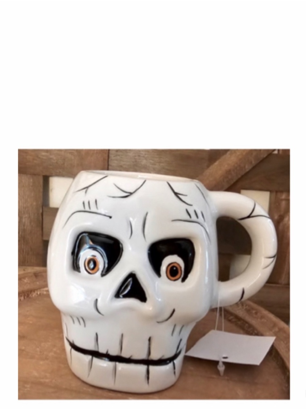 NEW Shelly Comiskey Halloween Skull Mug by Transpac